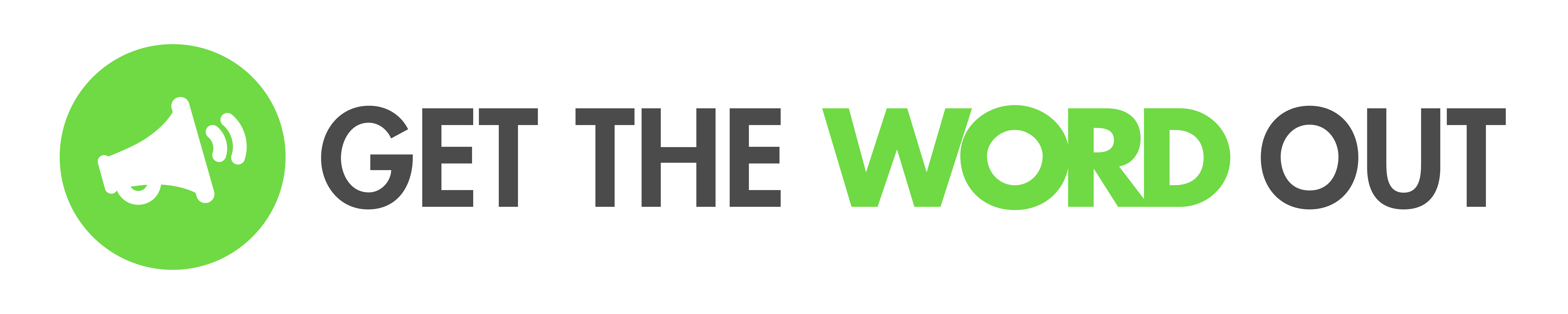 Logo Get the word out